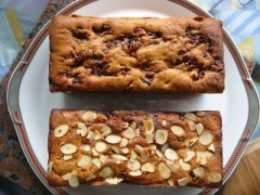 また、りんご と パインアップル のケーキを作ってみました。