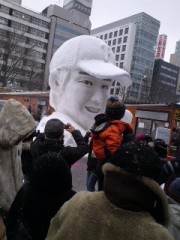 昨日は寒かった