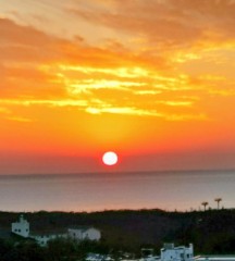 朝日を見ると…