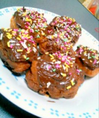 ドーナツ作ってみたよ！(´∀｀∩