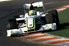 F1バトン、バリチェロ　メルボルンGP予選フロントローに並ぶ