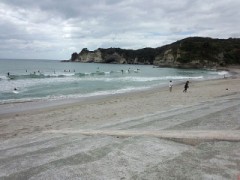 海での人見知り