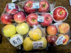長野県で買ったリンゴ