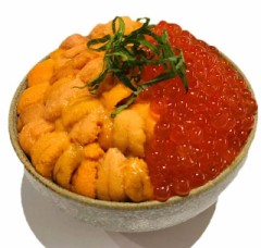 ウニ、イクラは苦手です。