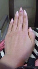 左手のネイル