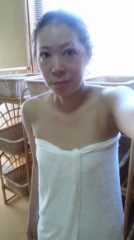 朝風呂に、入りました。