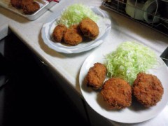 キャベツメンチカツ作りました。