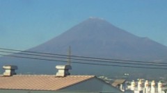 富士山が見えた