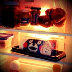 冷蔵庫の中のクマもん