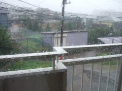 今日は本当に大気が不安定