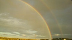 夕立のあとの景色