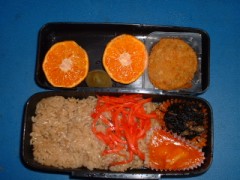 昨日も早起きしてお弁当を作っちゃった・・・