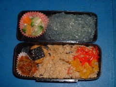 またまた昨日も「ところてん」お弁当・・・