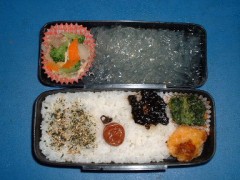 昨日は早起きしたのでお弁当を・・・