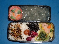 昨日は早起きしたのでお弁当を・・・