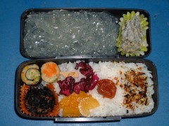 今日は早起きしたのでお弁当を作りました。