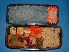 今日も早起きしたのでお弁当を作りました。