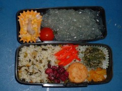 今日も早起きしたのでお弁当を作りました。