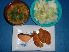 今日は休日。お弁当はなし。体重／体脂肪を測定２２日目です。