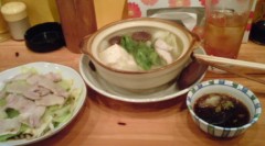 湯豆腐に豚ポン酢