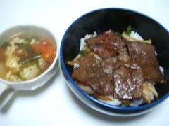 3分ｸｯｷﾝｸﾞ・・ｽﾃｰｷ丼