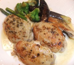 チキンソテー　ミラノ風・・
