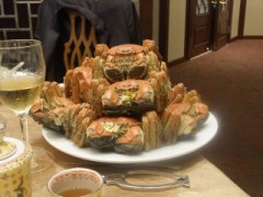 上海到着・・上海蟹だ！！