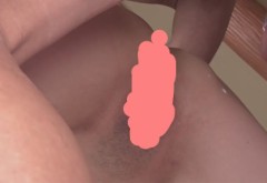 バックで中出しされたマ○コヒクヒクしてます( ´ ▽ ` )