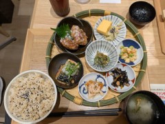 川口駅、玄米ご飯の定食屋