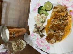 冷製　鶏肉のトマト煮