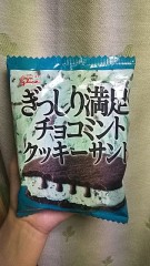 ぎっしり満足！チョコミント クッキーサンド