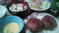 ゴボウハンバーグだよぉ。