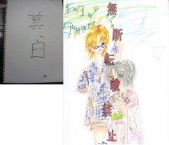 真っ白・・・。