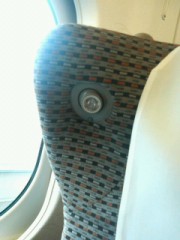 新幹線のグリーン車（最新式）・・・