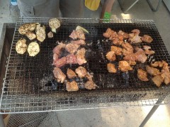 とり焼肉＼(^o^)／