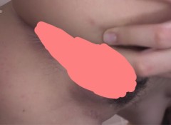 バックで中出しされたマ○コ