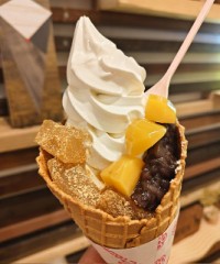 冬のソフトクリーム