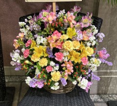 患者さんからお花のプレゼント