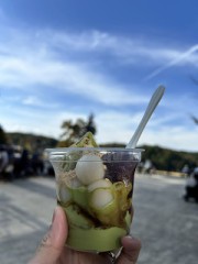 抹茶しらたまパフェ