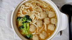 肉団子入りうどん