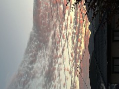 不思議な空の色