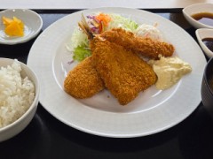 アジフライ定食