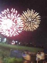 今日の花火の大会report♪