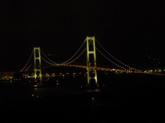 白鳥大橋の夜景