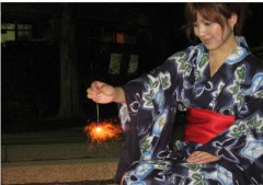 夜のお散歩相手