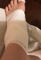 ナイフを持った若者