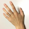 手が綺麗と言われたー