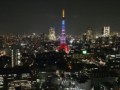 星条旗にライトアップされた東京タワーを観てきました