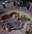 3D chalk art