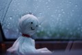 雨の夜に